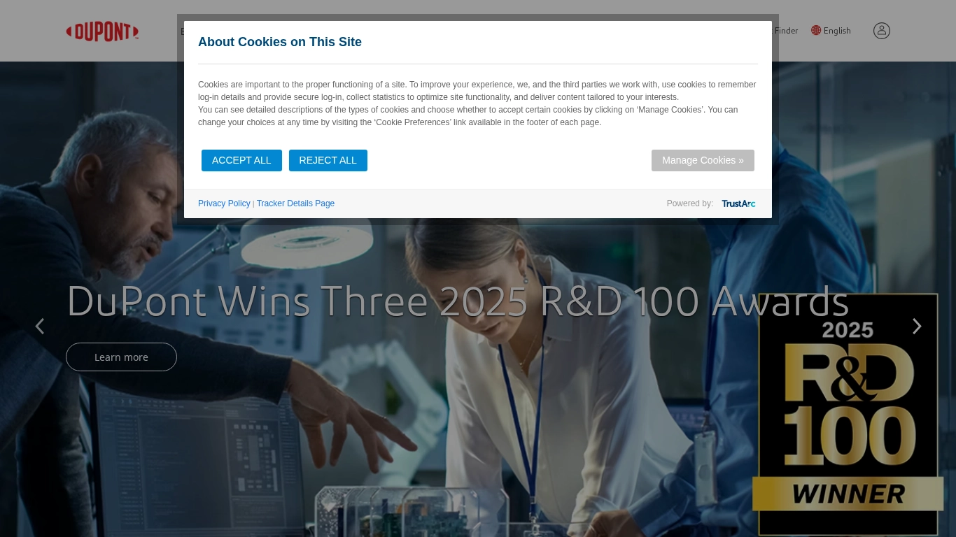 DuPont is a leading solutions provider for healthcare, water, and a broad range of industrial segments, powered by high-performance engineered products, leading-edge application development, and top-tier manufacturing.