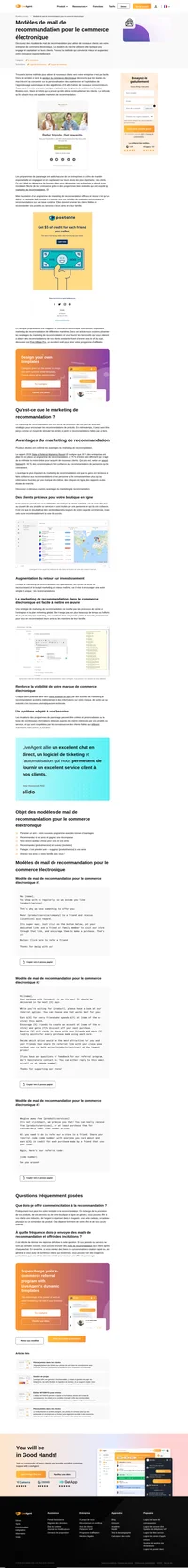 Profitez de nos trois modèles de mails de recommandation pour le commerce électronique, hautement convertibles, que vous pouvez personnaliser en fonction de vos besoins.