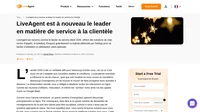LiveAgent a été en mesure d'aider les entreprises à prospérer en fournissant une solution de service d'assistance et a été reconnu par GetApp comme un leader de catégorie de fin d'année 2020.