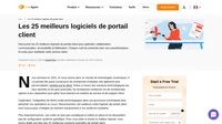 Le logiciel de portail client est l'un des meilleurs moyens pour une entreprise de montrer son approche centrée sur le client. Découvrez 25 des meilleurs logiciels de portail client disponibles sur le marché aujourd'hui.