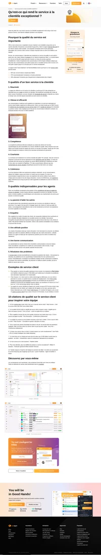 Offrir un service client de qualité est l'ingrédient clé pour maintenir une rentabilité à long terme sur le marché diversifié et hautement concurrentiel d'aujourd'hui.