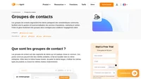 Attribuez des règles de temps spécifiques, ajoutez plusieurs contacts à un groupe, parcourez les tickets, les contacts et les entreprises par groupes de contacts.
