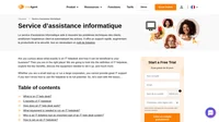 Le helpdesk est un type de service d'assistance fourni par le support technique. Le helpdesk stocke les contacts des clients et gère les demandes.