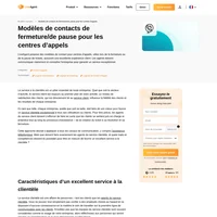 Apprenez comment faire savoir à vos clients que vous fermez ou suspendez la résolution de leur ticket grâce à nos modèles de contact pour centre d'appels.