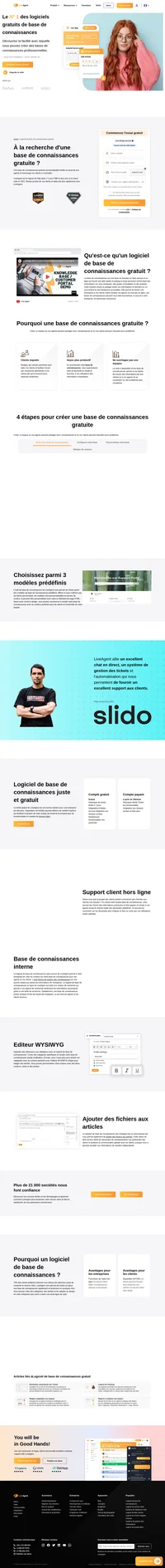 Si vous cherchez une base de connaissances gratuite, LiveAgent peut vous en fournir une gratuitement. Consultez notre guide et découvrez en quoi consiste cette base de connaissances.