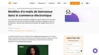 Apprenez à accueillir vos nouveaux clients en toute confiance grâce à nos modèles de mails de bienvenue pour le commerce électronique entièrement personnalisables.