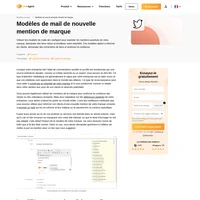 Utilisez nos modèles de mail pour partager avec vos abonnés fidèles des articles externes dans lesquels votre marque est mentionnée. Mettez en valeur votre contenu et augmentez le trafic.
