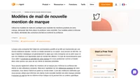 Utilisez nos modèles de mail pour partager avec vos abonnés fidèles des articles externes dans lesquels votre marque est mentionnée. Mettez en valeur votre contenu et augmentez le trafic.