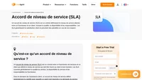 Un "Accord de niveau de service" (SLA) permet d'améliorer l'efficacité de votre service d'assistance en spécifiant les objectifs que vos agents doivent atteindre.
