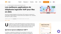 Découvrez quelles sont les meilleures applications de téléphone logiciel VoIP pour les utilisateurs de Mac en 2021. Nous présentons des logiciels de softphone payants et gratuits.