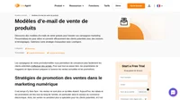 Utilisez nos modèles d'e-mail pour la vente de produits. Ils sont parfaits pour la promotion de chaque vente. Il suffit de les enregistrer, de les personnaliser, et vous pouvez y aller !