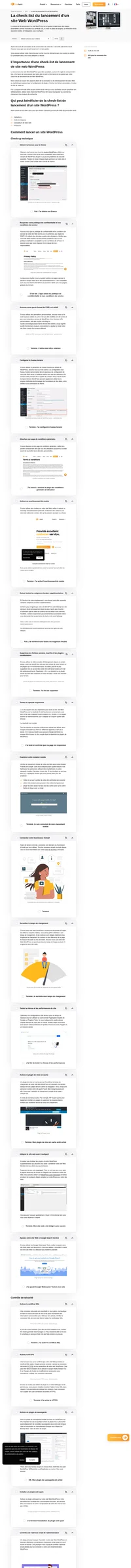 Notre check-list de lancement de site Web WordPress vous aidera à préparer votre projet de croissance sans erreurs inutiles. Le guide ultime point par point.