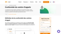 Le logiciel de centre d'appels est un produit destiné à prendre en charge les conversations téléphoniques professionnelles. En savoir plus sur la conformité des centres d'appel.