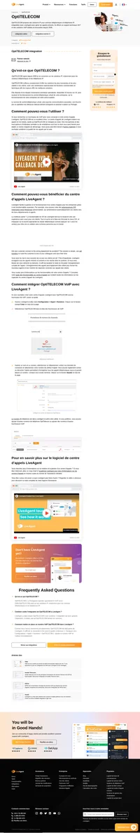 Si vous avez choisi OptiTELECOM comme fournisseur de VoIP, vous pouvez désormais l'intégrer au centre d'appels de LiveAgent. Découvrez comment dans notre article.