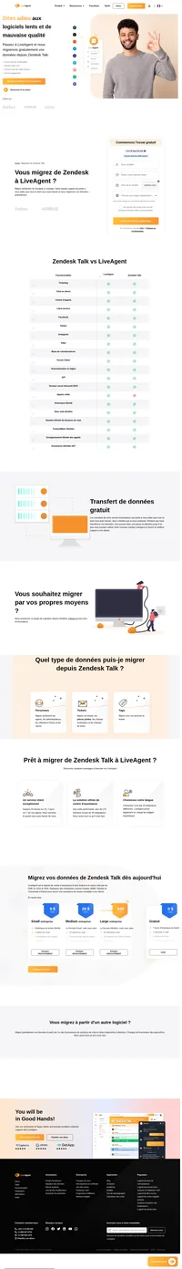 LiveAgent est le logiciel de centre d'assistance le plus noté et classé n°1 pour les PME en 2019 et 2020. Rejoignez des entreprises comme Huawei, BMW, Yamaha, O2 et l'université d'oxford pour fournir un support de classe mondiale à vos clients. LiveAgent est gratuit pour toujours, ou choisissez l'un de nos trois plans payants.