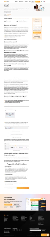 L'intégration du fournisseur VoIP Axialys avec votre centre d'appels LiveAgent est facile. Cet article l'explique étape par étape.