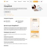 L'intégration de ChargeDesk avec LiveAgent vous aide à gérer les payements des clients et à vous occupez de vos factures dans un logiciel de ticket.