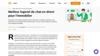 Le monde de l'immobilier est complexe et nécessite des logiciels lourds pour fonctionner efficacement. Découvrez nos vingt meilleurs choix de logiciels de chat en direct pour l'immobilier.