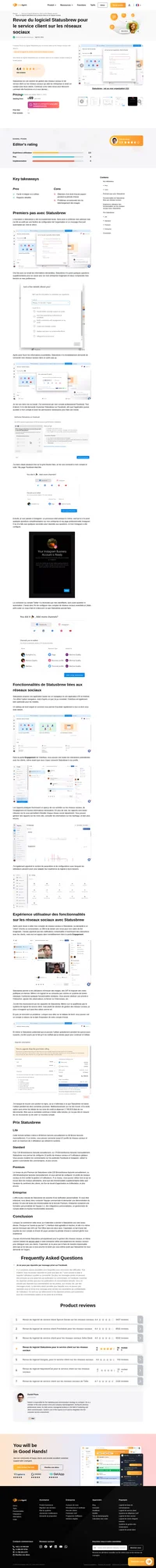 Vous envisagez d'utiliser Statusbrew pour votre assistance client sur les réseaux sociaux ? Jetez un coup d'œil à notre revue et découvrez ses performances lors de notre test général.