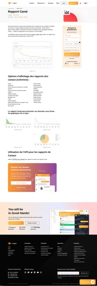 Obtenez un rapport sur les canaux et découvrez quel est le moyen le plus populaire pour les clients de vous contacter. LiveAgent vous donne un aperçu détaillé de chaque canal.