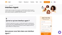 L'interface de l'agent signifie que l'agent a la pleine puissance de tout ce qui lui est lié lorsqu'il se connecte. Il peut gérer, personnaliser et définir son profil comme il le souhaite.