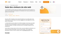La fonctionnalité de suivi des visiteurs du site Web du logiciel d'assistance vous permet d'afficher l'URL actuelle des clients en ligne et d'être averti lorsqu'ils changent de page Web.