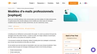 Un modèles d'e-mails professionnels vous permet de créer rapidement des campagnes emailing. Il vous suffit d'adapter le modèle à vos besoins.