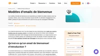 Le taux moyen d'ouverture des emails de bienvenue est de 50 %, ce qui les rend 86 % plus efficaces qu'une newsletter. Essayez nos modèles dès aujourd'hui.