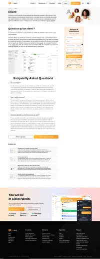 Un client est celui à qui vous vendez un produit. Il peut s'agir d'une personne ou d'une entreprise. Le plus important est de prendre soin des clients pour qu'ils reviennent.