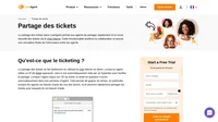 Les agents peuvent facilement partager des tickets en utilisant le chat interne en direct. Si un agent utilise un identifiant de ticket approprié, celui-ci est automatiquement mis en hyperlien.