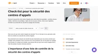 La sécurité des centres d'appels est une question sérieuse qui ne doit pas être prise à la légère. Suivez cette check-list de sécurité des centres d'appels pour rester protégé.