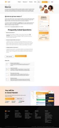 Le chat en direct est un excellent moyen de conclure plus d'offres avec le chat en direct. Les macros sont un moyen rapide de répondre plus facilement aux besoins de vos clients.