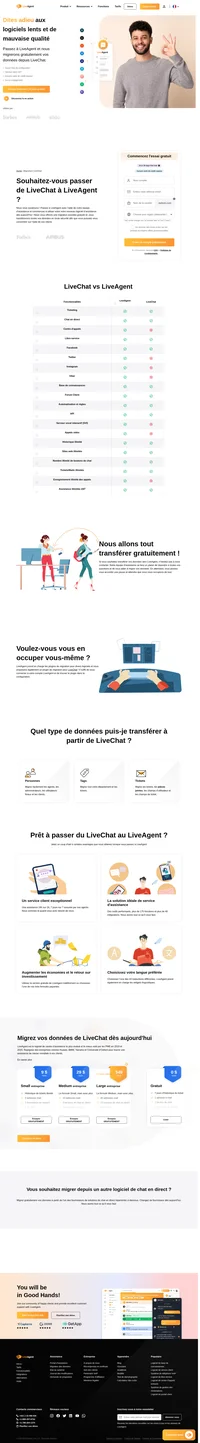 Souhaitez-vous passer de LiveChat à LiveAgent ? Rejoignez des entreprises comme Huawei, BMW, Yamaha et O2 pour fournir un support de classe mondiale.