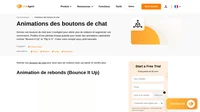 L'animation influence le regard de l'utilisateur et peut contrôler l'endroit où il se concentre. Faites parler plus de visiteurs et animez vos boutons de chat en direct avec LiveAgent.
