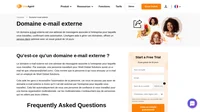 Et le domaine e-mail externe est une adresse de messagerie associée à l'entreprise pour laquelle vous travaillez. Contactez-nous pour en savoir plus.