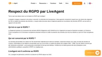 LiveAgent s'engage à respecter la vie privée, la sécurité, la conformité et la transparence. LiveAgent est entièrement conforme à la réglementation du RGPD depuis mai 2018. Les données de nos clients européens sont stockées dans nos datacenters européens.