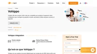 Vohippo est une société de télécommunication qui fournit des numéros VoIP. LiveAgent et Vohippo sont partenaires. Découvrez les possibilités et les avantages.