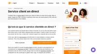 Le service clients en direct est géré par une entreprise qui souhaite donner aux utilisateurs de ses produits ou aux visiteurs du web un conseil et un soutien adéquats.