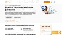La migration du centre d'assistance par Relokia est un service en ligne qui permet aux utilisateurs de migrer leurs données entre les logiciels de centre d'assistance.