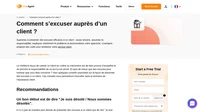 Présenter des excuses à un client signifie que vous admettez que votre entreprise a commis une faute. Apprenez à présenter des excuses de la bonne manière.