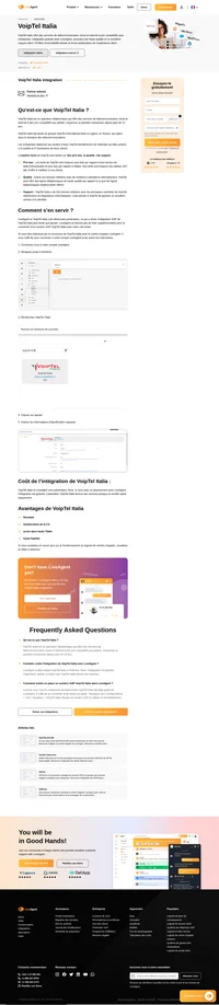 VoipTel Italia peut désormais être connecté de manière transparente au centre d'appels de votre LiveAgent sans vous coûter plus cher. Voyez comment le faire ici.