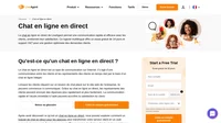 Le chat en ligne est une communication en temps réel entre les clients et les représentants des clients par le biais d'un chat en ligne intégré.