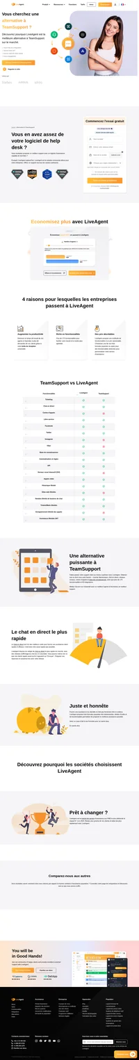 LiveAgent est la solution omnicanal idéale pour votre entreprise. Assurez une assistance via tous les canaux pertinents pour un prix raisonnable.