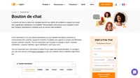 Le bouton de chat en direct est une icône placée quelque part sur votre site web qui permet aux clients de communiquer avec le support client en temps réel.