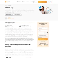 Tweetujte, komentujte a starejte se o své zákazníky z rozhraní LiveAgent díky integraci s Twitterem (X). Bezproblémově přenese veškerou vaši komunikaci do hlavního panelu.