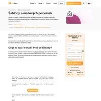 Pomocí našich šablon e-mailových pozvánek na zákaznický portál můžete své zákazníky informovat o existenci portálu a výhodách, které jim připojení k němu přináší.