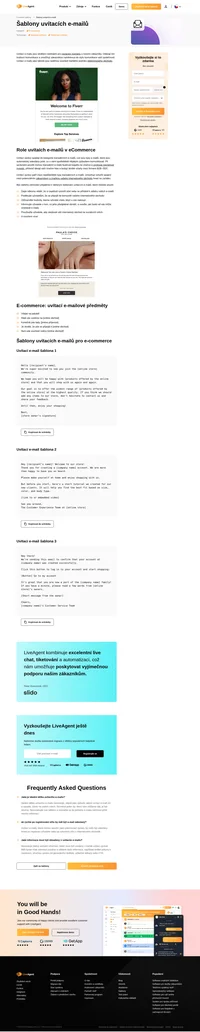 Naučte se, jak s jistotou přivítat nové zákazníky pomocí našich plně přizpůsobitelných šablon uvítacích e-mailů pro e-shopy.