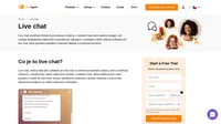 Live chat, známý také jako software pro live chat, je online komunikační nástroj, který umožňuje chatovat s návštěvníky vašich webových stránek v reálném čase.