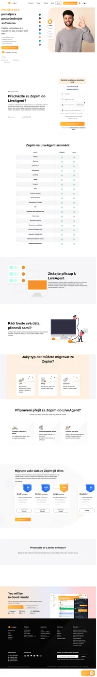 Společnost Liveagent v současné době pracuje na migračním zásuvném modulu Zopim. Liveagent je nejrecenzovanějším a nejlépe hodnoceným softwarem helpdesku pro smb v letech 2019 a 2020. Připojte se ke společnostem, jako jsou Huawei, Bmw, Yamaha, o2 a Oxfordská univerzita.