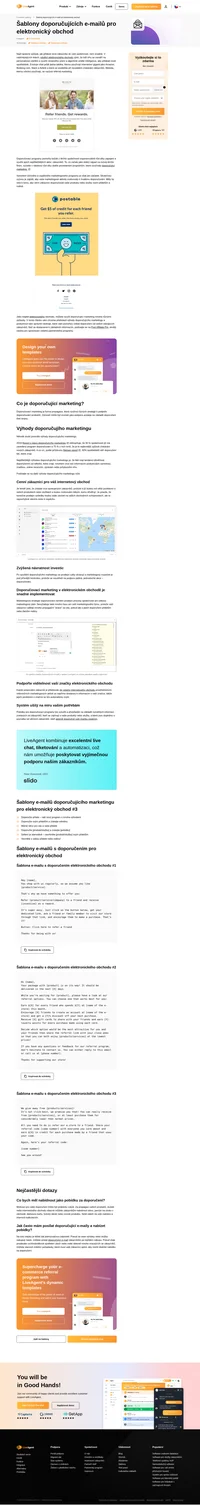 Využijte naše tři vysoce konvertibilní šablony doporučujících e-mailů pro e-shopy, které si můžete přizpůsobit podle svých potřeb.